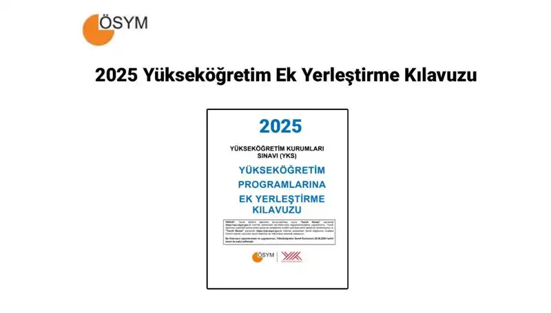 2025 Yükseköğretim Ek Yerleştirme Kılavuzu: Tercih Tarihleri ve Ücret Detayları